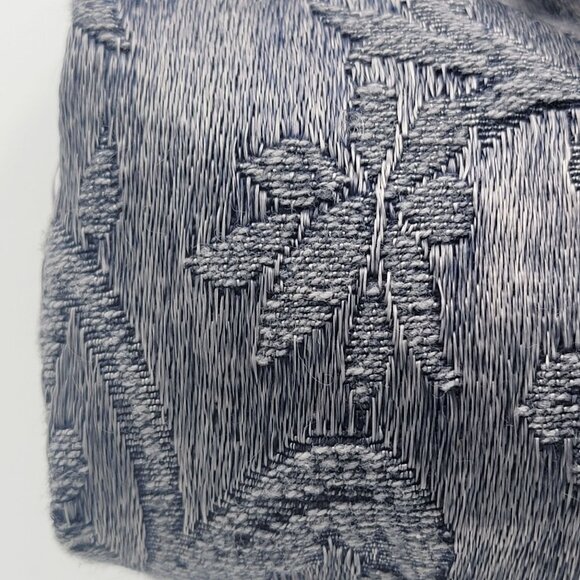 Choices Blue Embroidered Open Front Jacket - Womens Size S - Cotton Blend - Eleg - Picture 10 of 13